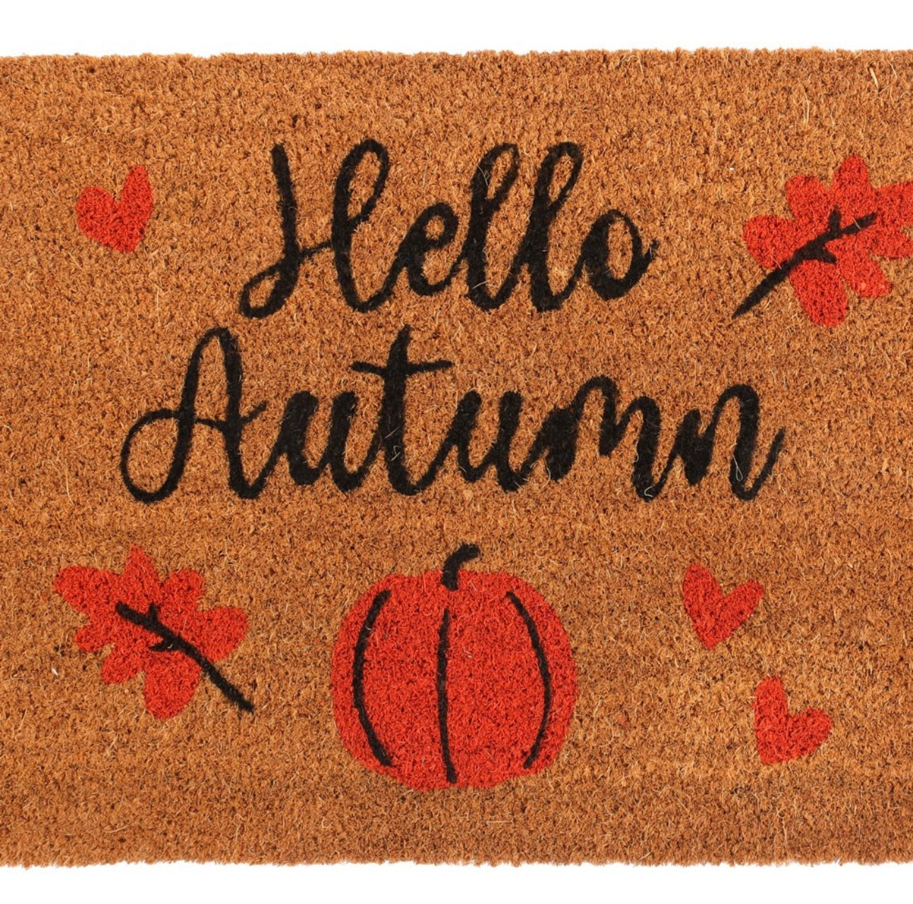 NATURAL HELLO AUTUMN DOORMAT