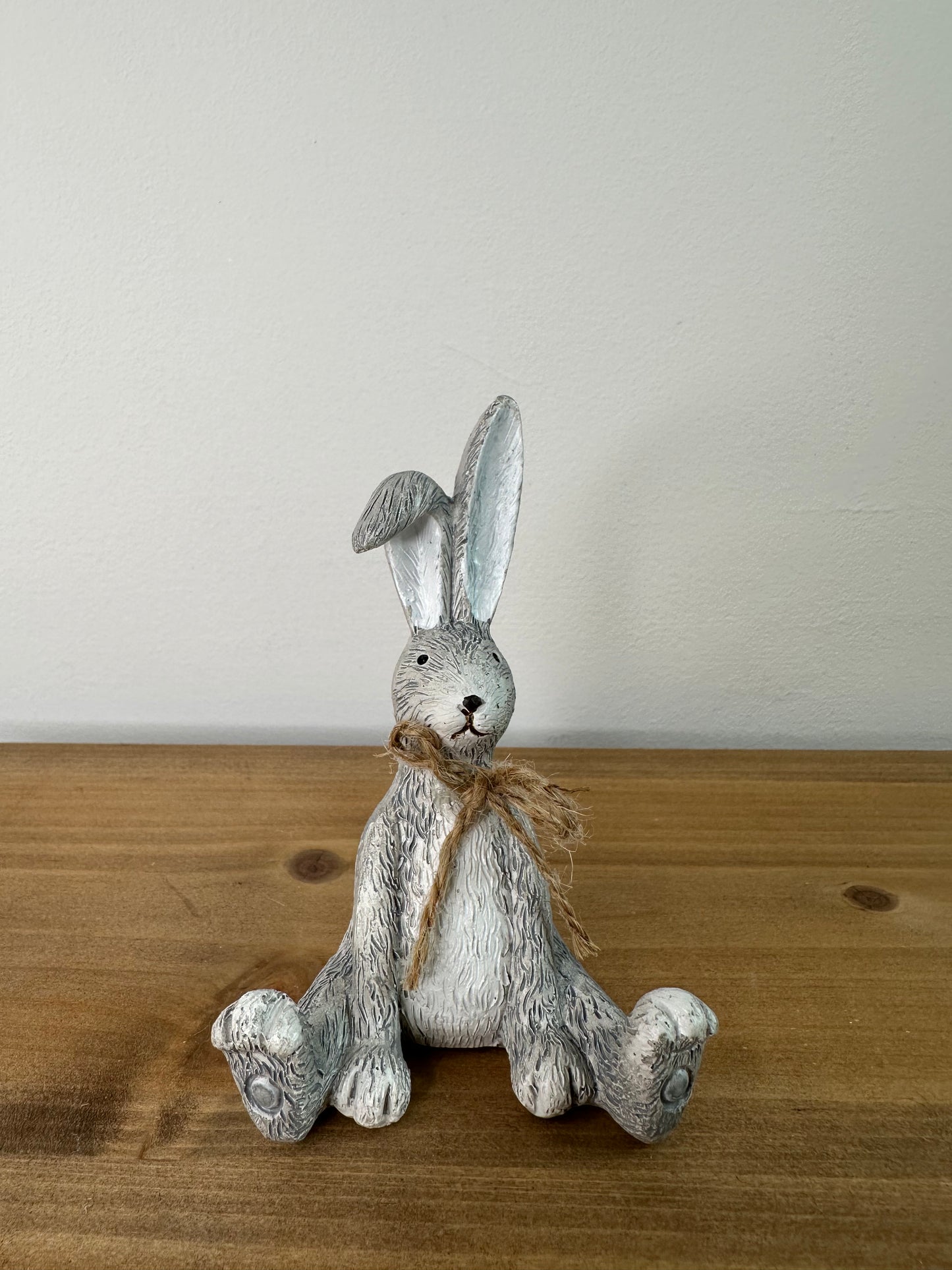 4 Charming Grey Rabbits Bunnies