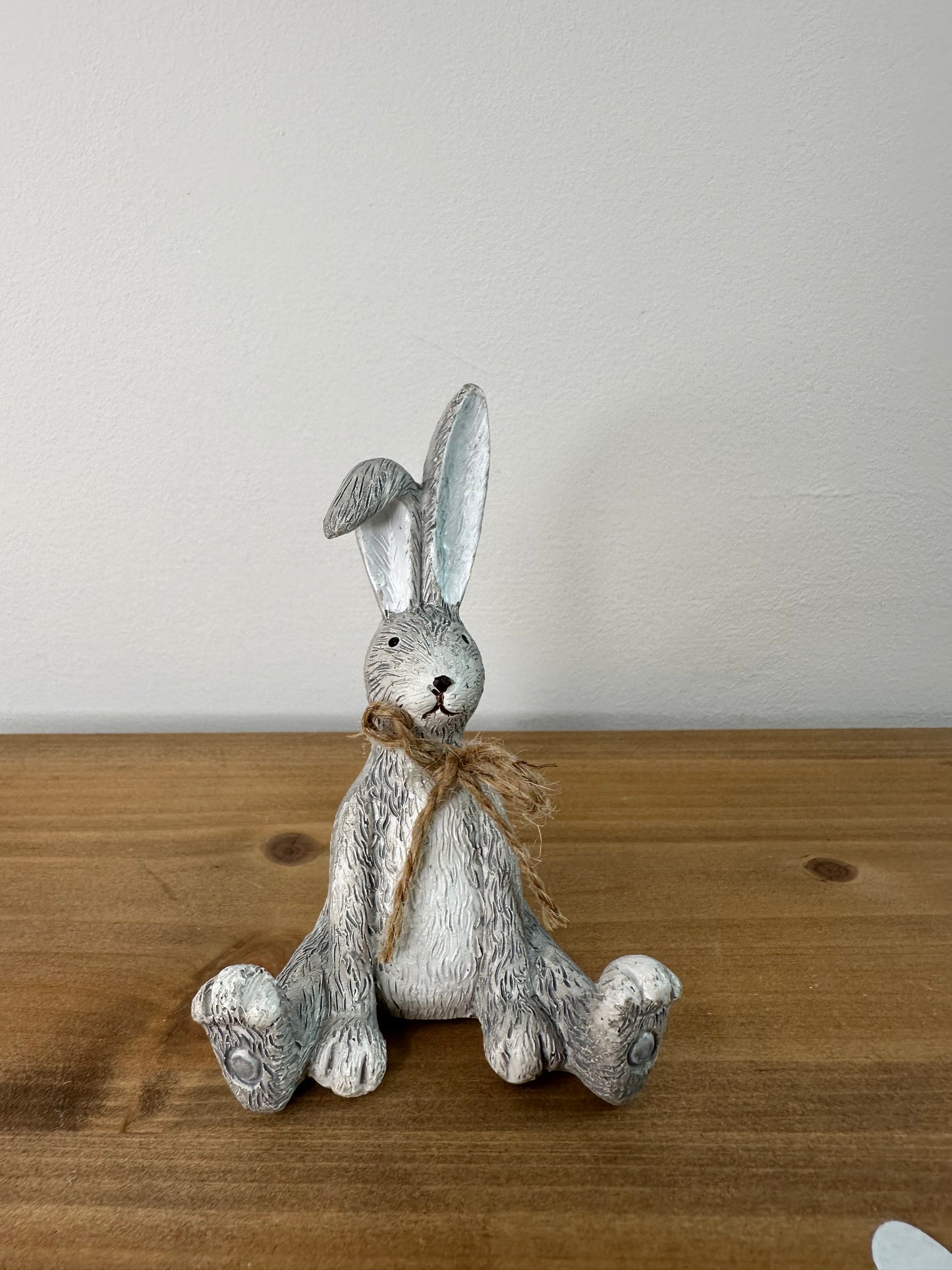 4 Charming Grey Rabbits Bunnies