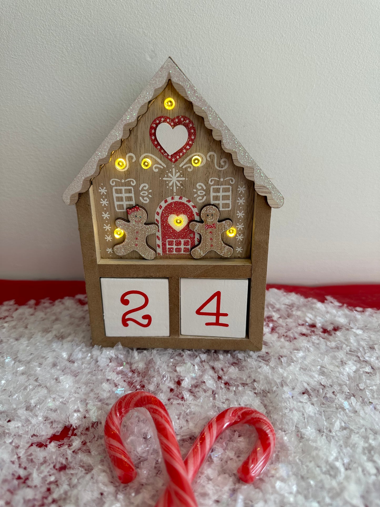 Gingerbread LED Christmas Calendar