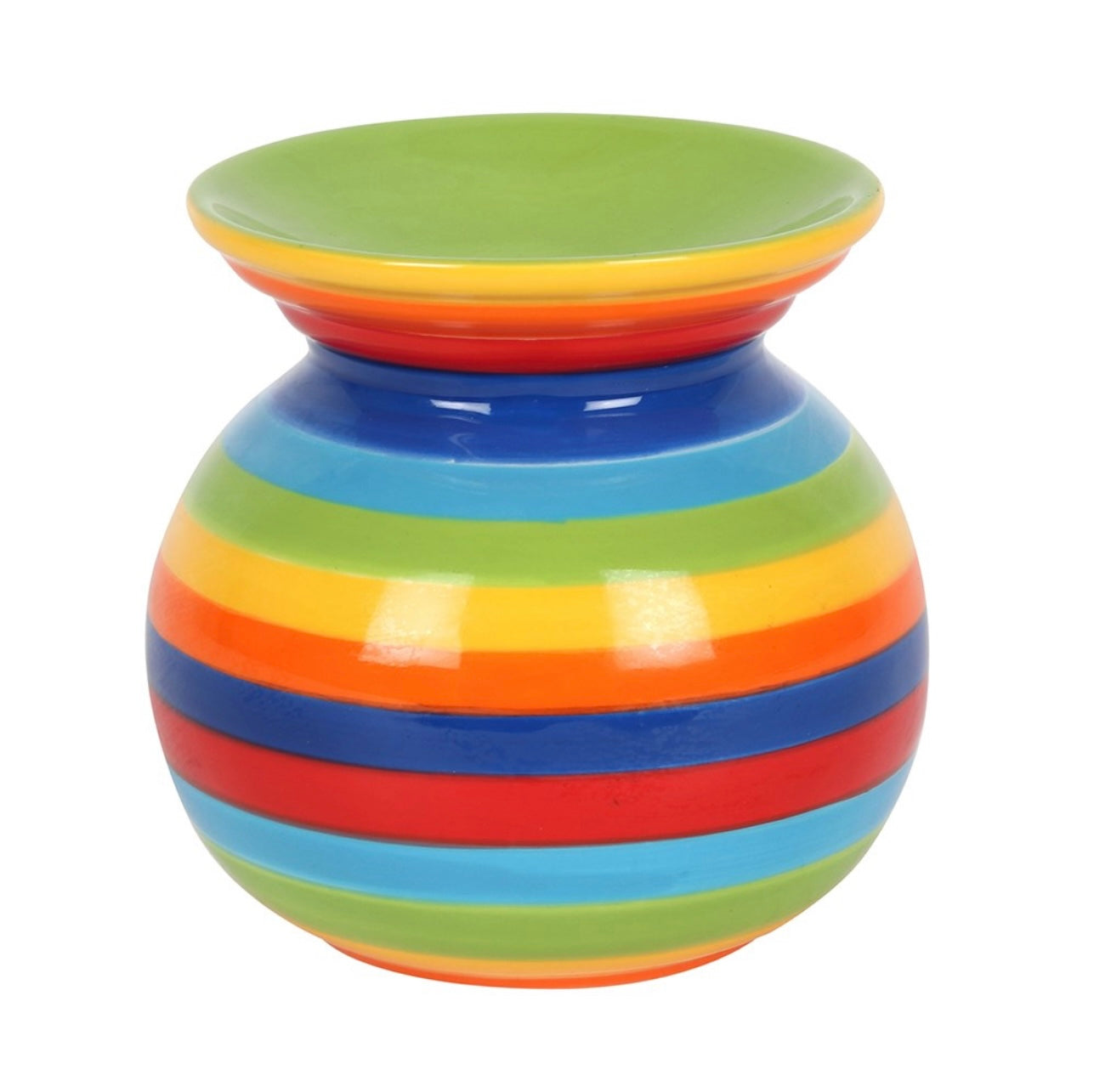 RAINBOW STRIPE OIL & WAX BURNER