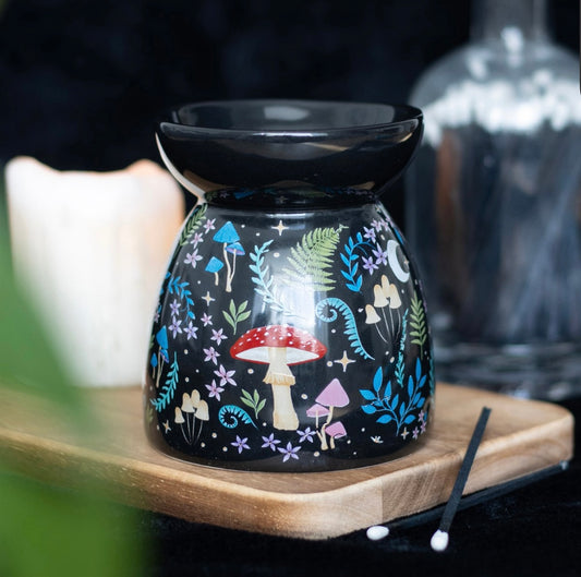 DARK FOREST PRINT OIL BURNER