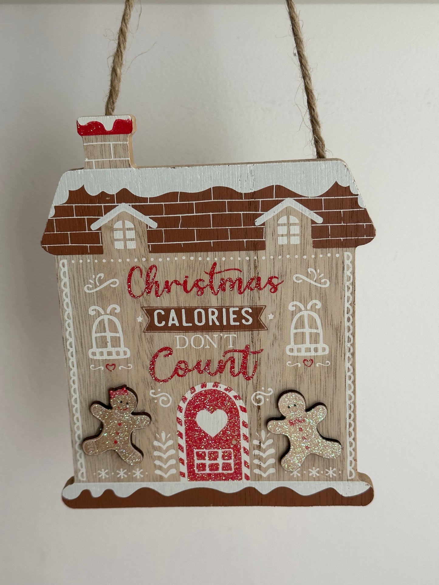 GINGERBREAD CHRISTMAS PLAQUE