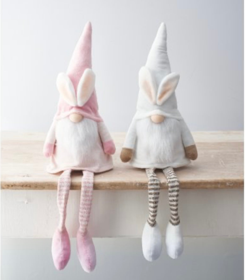 Easter Bunny Gonks White & Pink