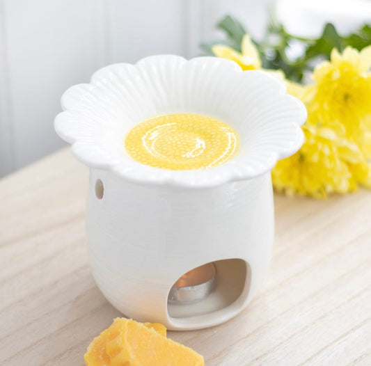 DAISY SHAPED WAX AND OIL BURNER