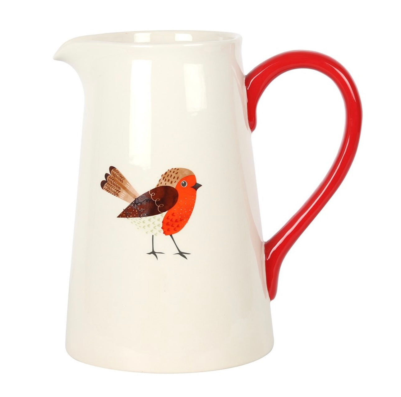 Large Robin Flower Jug 24cm