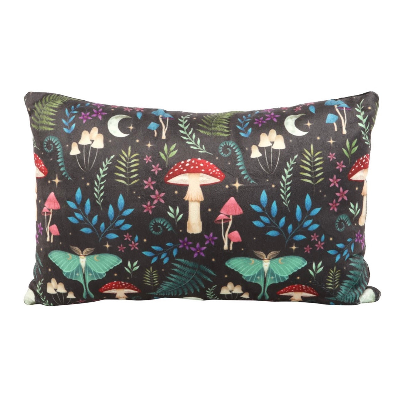 35CM SQUARE DARK FOREST PRINT CUSHION