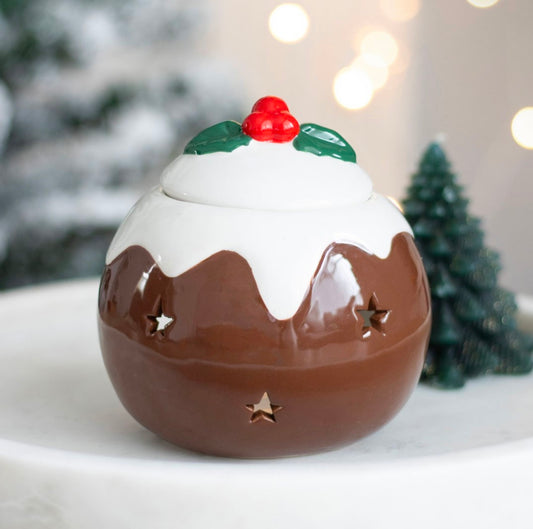 Christmas Pudding Shaped Oil & Wax Burner