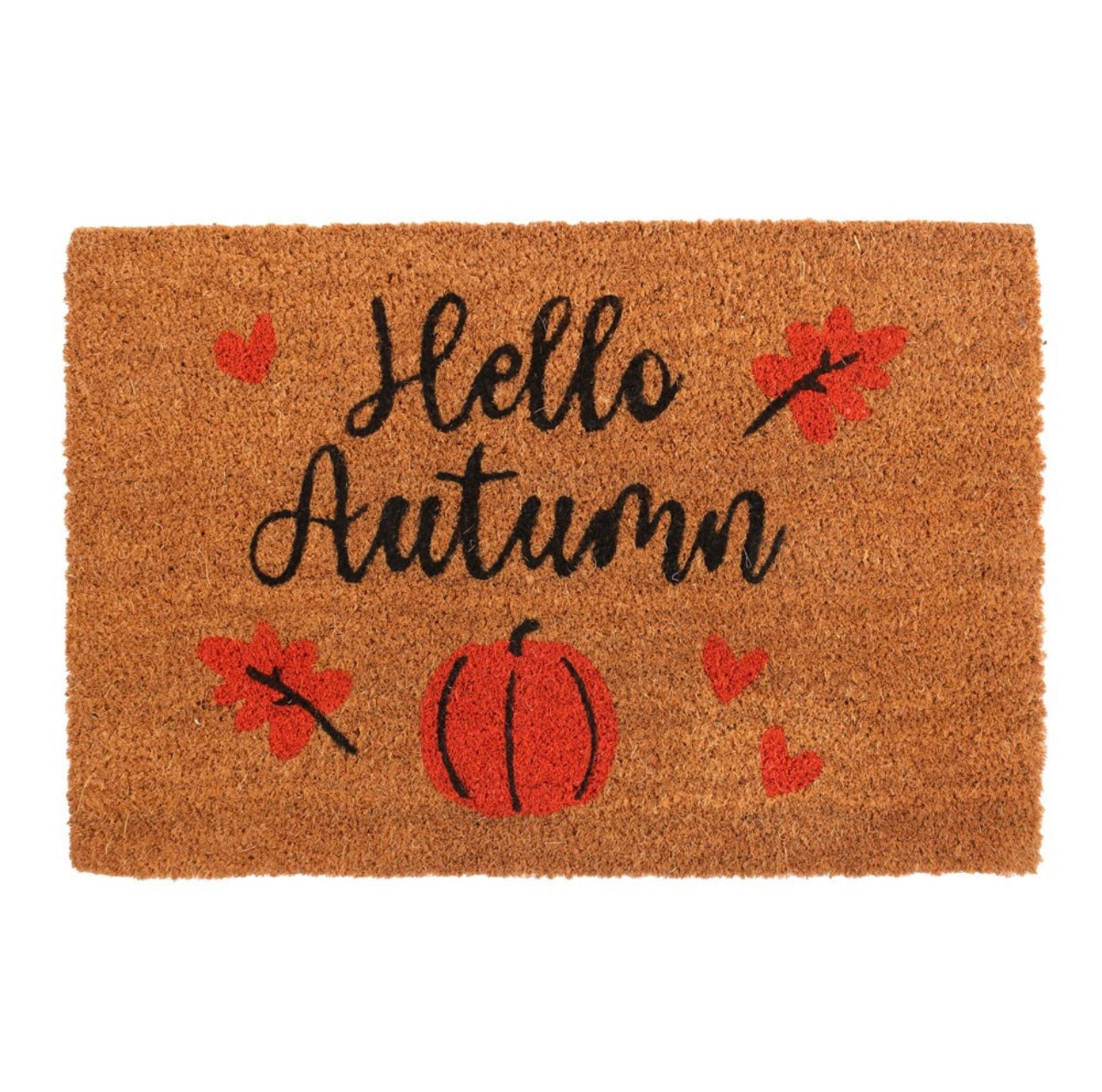 NATURAL HELLO AUTUMN DOORMAT