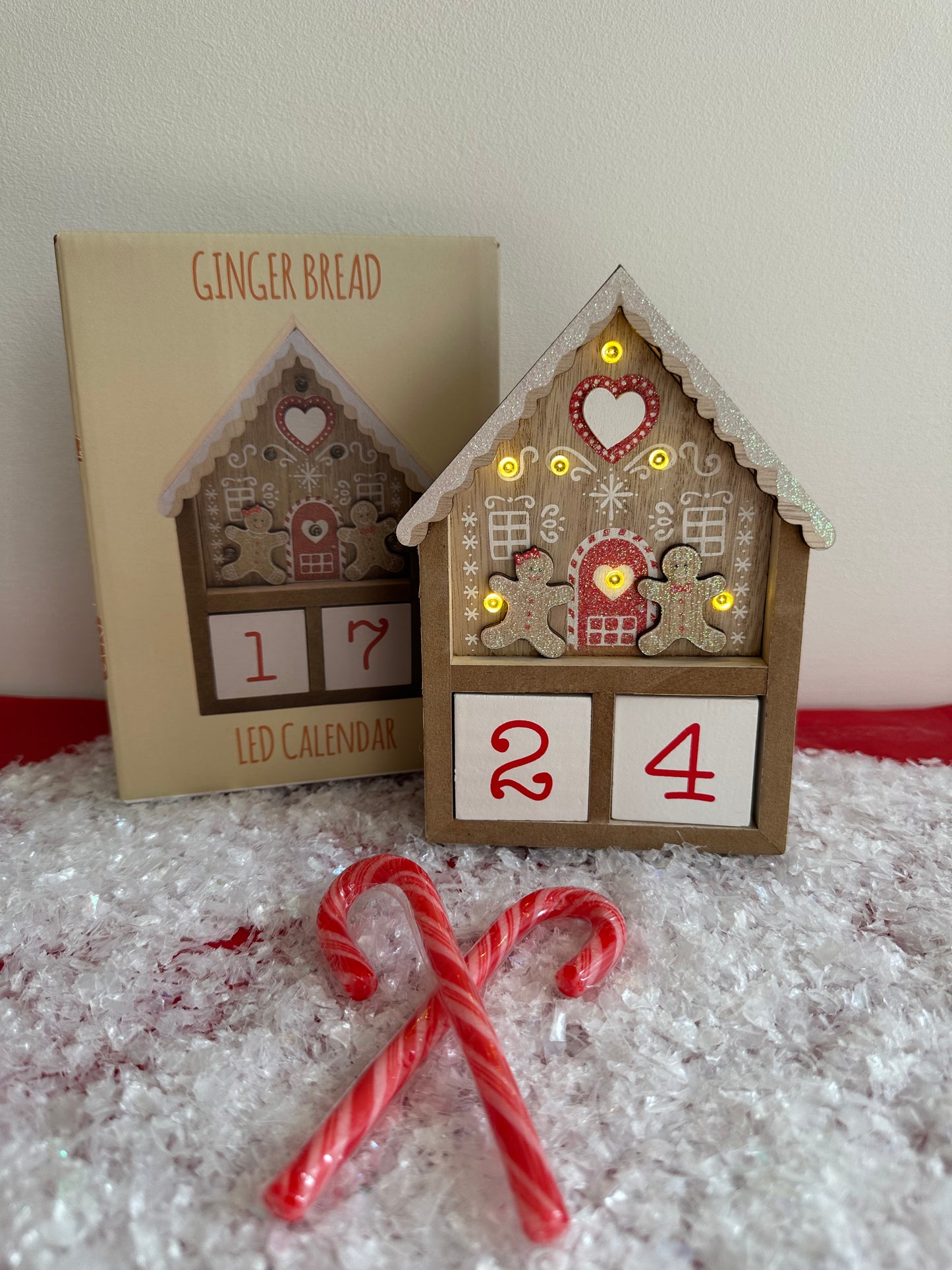 Gingerbread LED Christmas Calendar