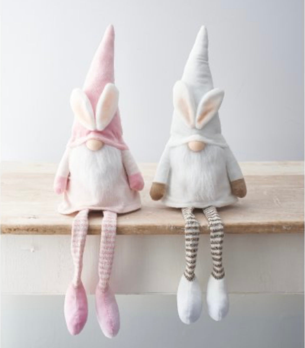 Easter Bunny Gonks White & Pink