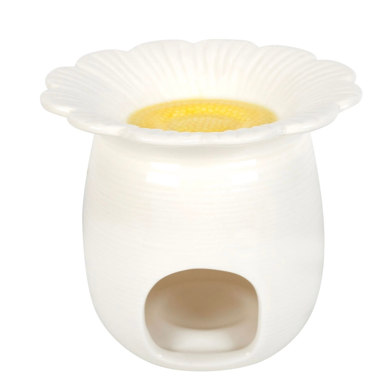 DAISY SHAPED WAX AND OIL BURNER