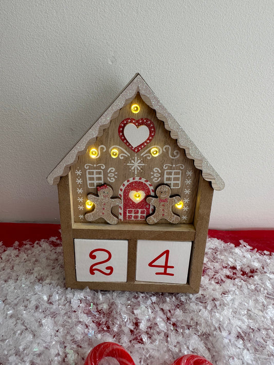 Gingerbread LED Christmas Calendar