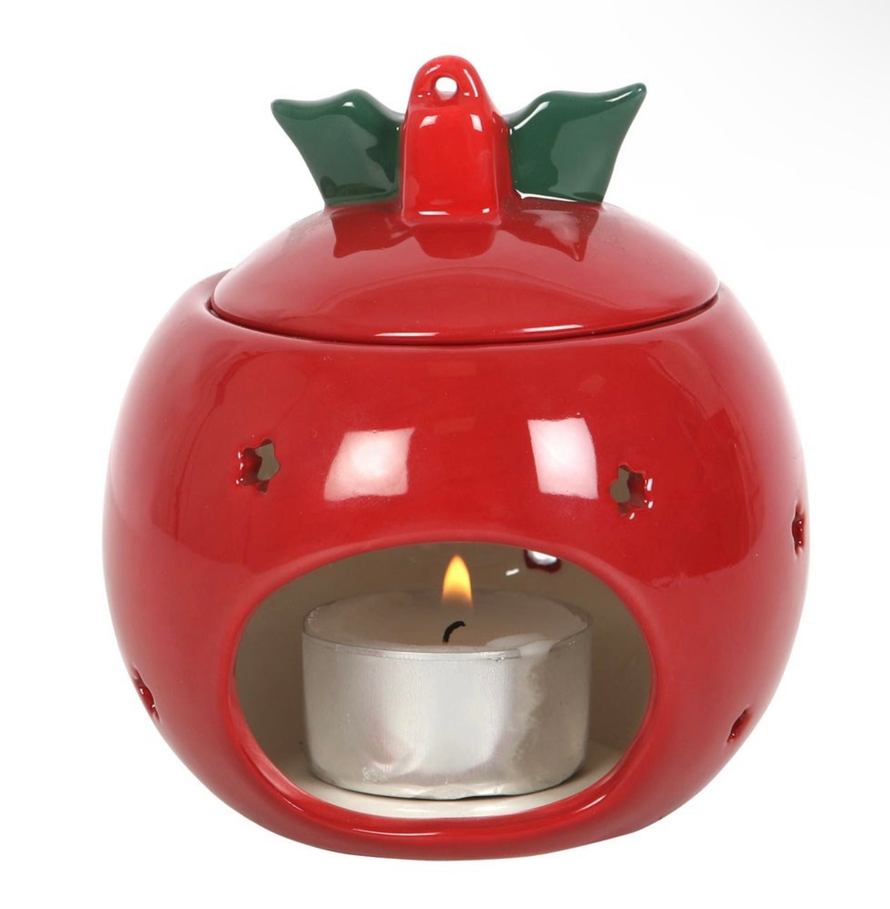 RED BAUBLE WAX or OIL BURNER