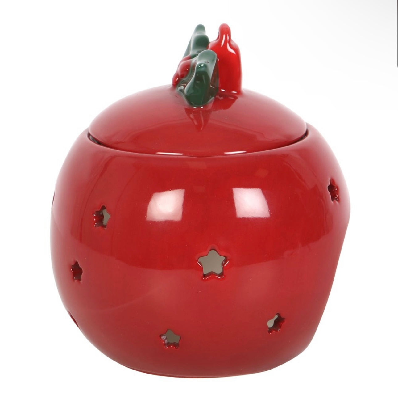 RED BAUBLE WAX or OIL BURNER