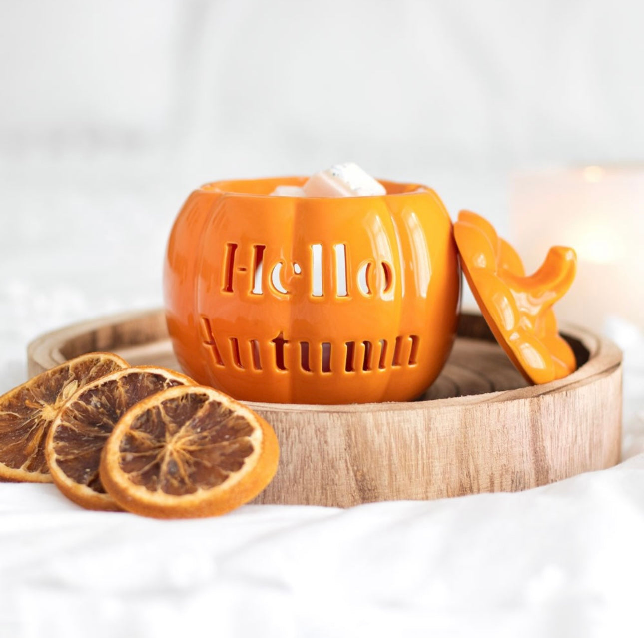 HELLO AUTUMN PUMPKIN OIL BURNER