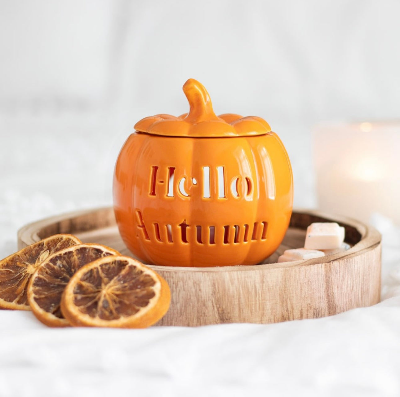 HELLO AUTUMN PUMPKIN OIL BURNER