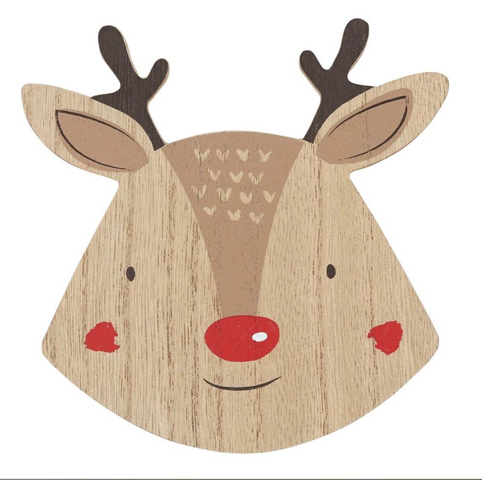 Set Of 4 Christmas Reindeer Coasters