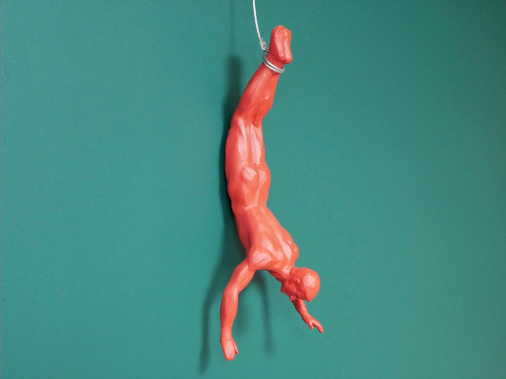 Diving Man Wall Hanging Ornament Decoration Diver Red