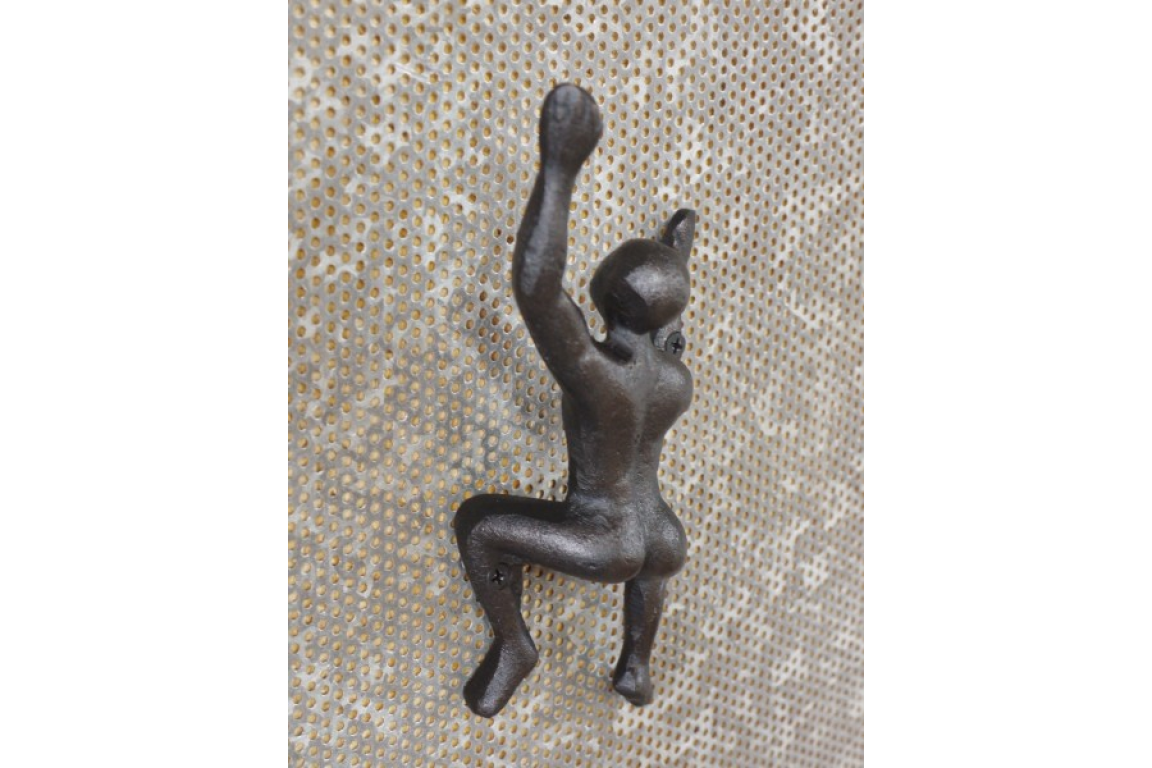 Cast Iron Climbing Man Coat Hook