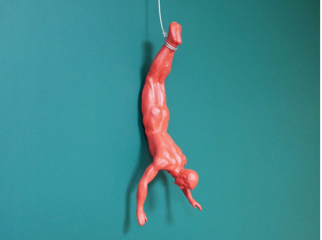 Diving Man Wall Hanging Ornament Decoration Diver Red