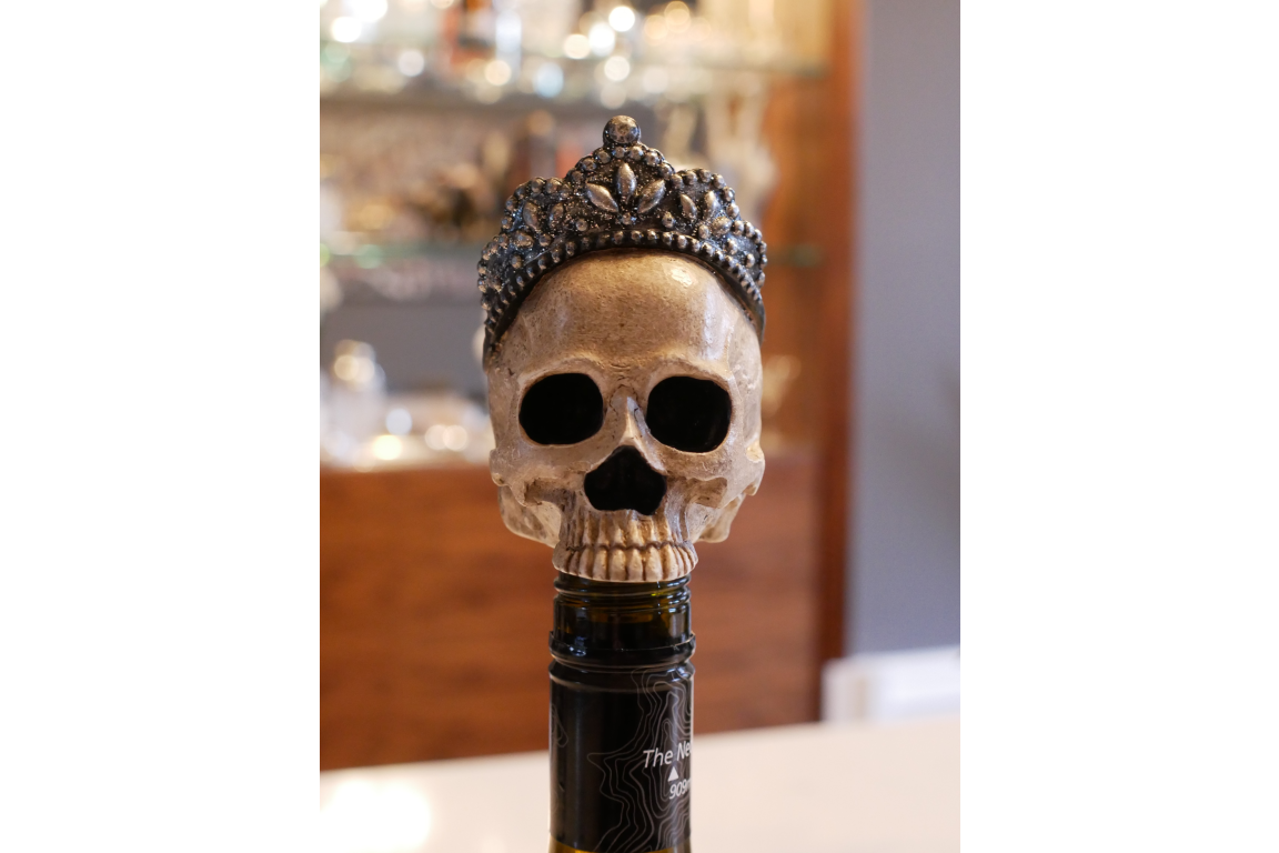 Skull Wine/Champagne Bottle Stopper