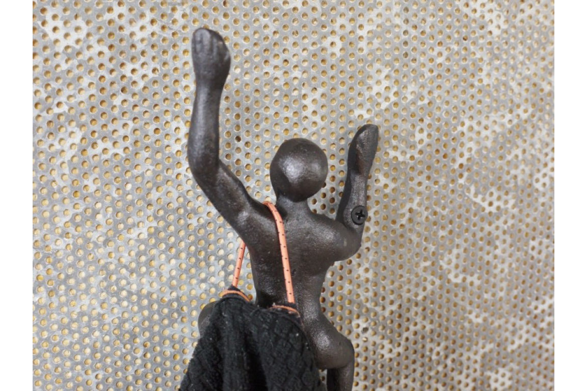 Cast Iron Climbing Man Coat Hook